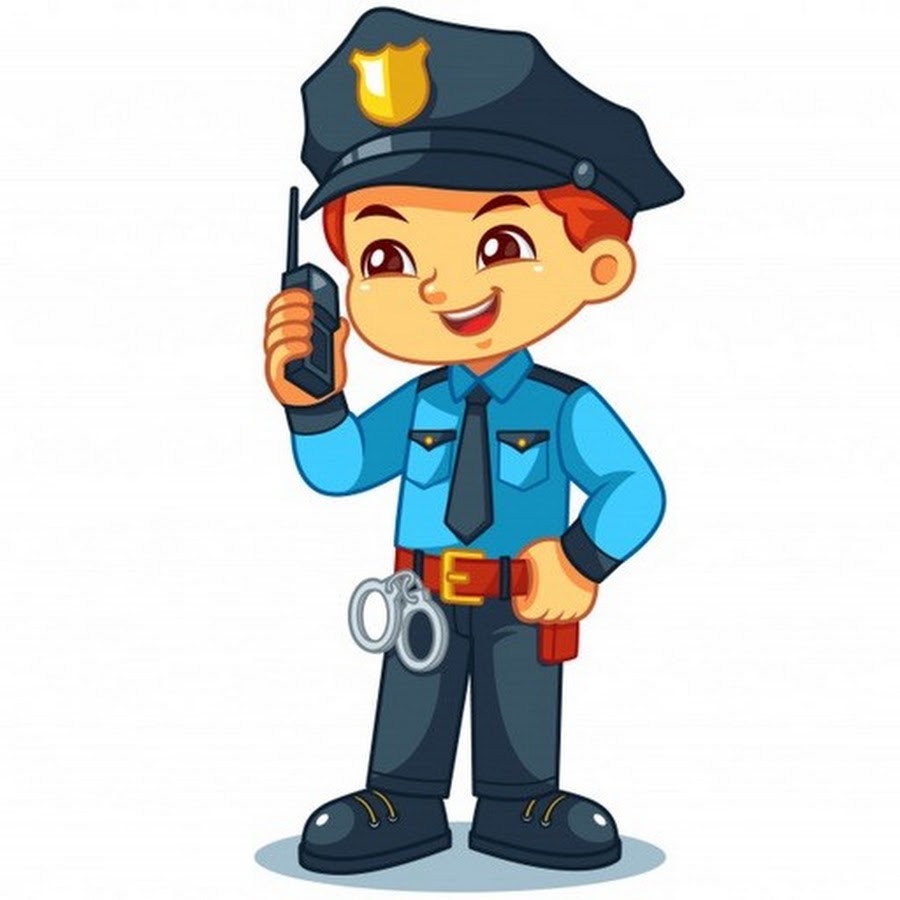 Полицейский мальчик для детей профессии-